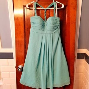 Bill Levkoff dress, teal
